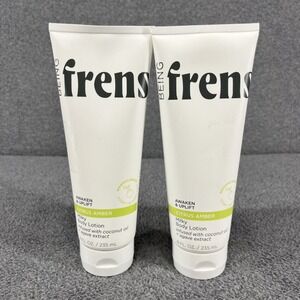 2x Being Frenshe Awaken & Uplift Milky Agave Body Lotion CITRUS AMBER 8 oz